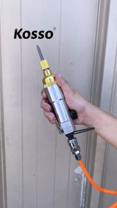 bkk KOSSO เครื่องเจียรนัยใช้ลม 16ชิ้น เครื่องขัด 1/4 เครื่องเจียรลม เครื่องมือลม  ไขควงลม เครื่องขันสกรูแบบใช้ลมดัน (1ชิ้น) ขันสกรูลม เครื่องขันสกรูแบบใช้ลมดัน ไขควงใช้ลม  อุปกรณ์ช่าง เครื่องมือช่าง KA001 FKA