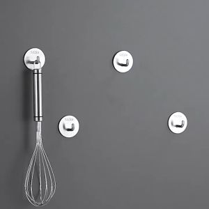 Hook Gantungan Kait Spatula Alat Masak Pengait Gantung Panci Tempel Dinding Dapur Stainless Steel