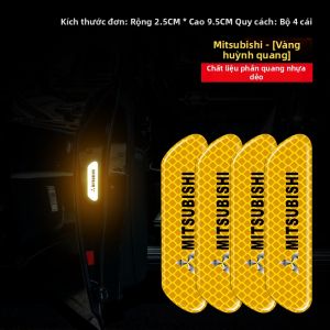YORLELIE | Decal Cảnh Báo Phòng Tránh Va Chạm Sáng Tạo Dán Cửa Xe