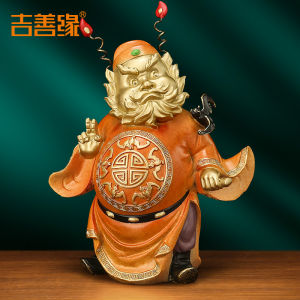 Ji Shanyuan | Copper Zhong Kui Statue Home Decor