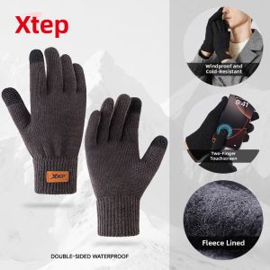 XTEP | Waterproof Thermal Winter Gloves for Men and Women