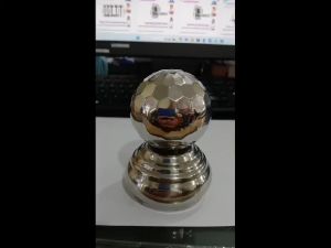 Mahkota Bola Diamond Stainless 2 1/2in x 2 1/2in Aksesoris Stainless
