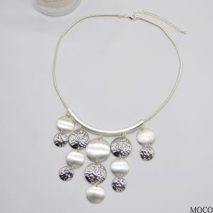 Exaggerated Metal Coin Tassel Necklace: Unique Personality National Style