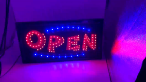 ป้ายไฟLED สำหรับ ป้ายไฟสำเร็จรูป ป้ายไฟร้านอาหาร ป้ายไฟหน้าร้าน ราคาเสร็จสิ้น":