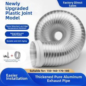 WEVOLA | Exhaust Duct Reinforced Aluminum Smoke Tube
