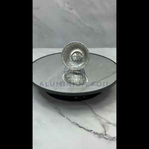 Aluminium Foil Cup Rx 50 Ukuran Kecil 50 Ml + Tutup Tray Cocok Sebagai Wadah Egg Tart Portugis Isi 10 Pcs