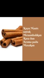 Kayu Manis 250gr Kualitas bagus cinnamon roll rempah bumbu dapur bumbu masak kayu manis batang bahan masak