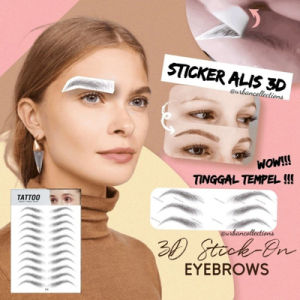 Stiker Alis Siap Pakai Sticker Alis 4D Eyebrow Tattoo Waterprof - BEY994