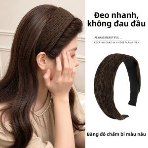 DAISY DREAM | Băng Đô Nếp Li Đốm Tròn