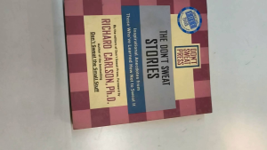 The Dont Sweat Stories | self-help and inspiration book | old unused book