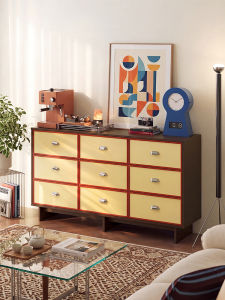Large Capacity Wooden Storage Cabinet