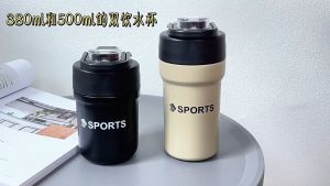 TUMBLER TERMOS SPORTS DENGAN SEDOTAN PORTABLE VACUUM INSULATED BOTTLE HOT & COOL STAINLESS STEEL 304 / BOTOL MINUM OLAHRAGA / COFFEE TUMBLER / TERMOS TAHAN PANAS & DINGIN
