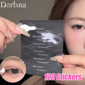 Dorisna เทปกาวสองชั้นสำหรับเสริมความงามเทปกาวสองชั้นสติ๊กเกอร์แปะเปลือกตาเป็นธรรมชาติที่มองไม่เห็นติดทนนานรองรับคนเปลือกตาเดียว