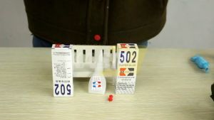 502 Super Glue Original Cyanoacrylate Adhesive Tarpaulin Acrylic Glue Quick Dry 8g
