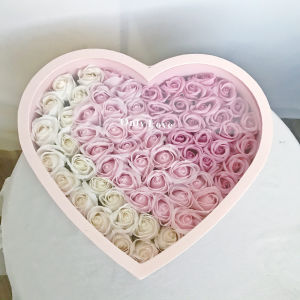 Large Rose Soap Flower Gift Box Creative Valentines Day Mom Girls Birthday Gifts Surprise Love Flower Box