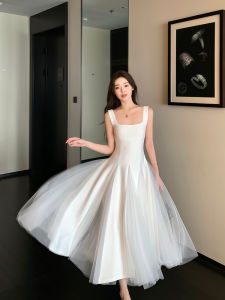 Strap Lace Tutu Dress Formal Maxi