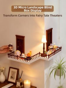 ARTPIONEER | Blind Box Figure Corner Shelf No-Drilling