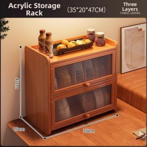ZHUOLESHI | Multi-purpose Vintage Style Storage Cabinet