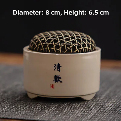 Creative Small Incense Burner Ceramic Aromatherapy Holder Tea Table Decor Home Use Sandalwood Incense Stand Incense Holder