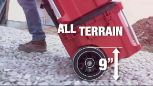 MILWAUKEE PACKOUT ROLLING TOOL BOX (48-22-8427) Heavy Duty Jobsite Industrial Portable Impact Resistant Waterproof Storage Wheeled Box Container Organizer Kotak Storan Beroda