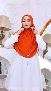 𝐃𝐕𝐂 - Jilbab Instan Bergo Syiria Loly Jersey Bergo Malay Soft Ped / Kerudung Bergo Malay Premium / Kerudung Instan Wanita Muslim