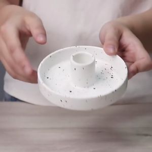 WHL Ceramic Palo Santo Stick Burner Peruvian Sacred Wood Burner 秘鲁圣木专用炉 陶瓷香薰炉 木块烛台 圣木