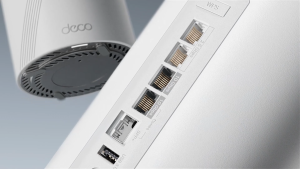 TP-LINK DECO BE85 (2 Pack) BE22000 Triband Whole Home Mesh WiFi System 10Gbps Ethernet Port