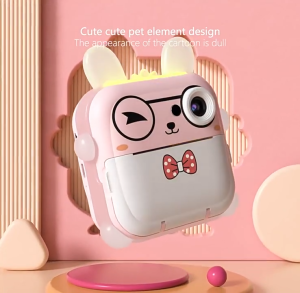1080P กล้องดิจิตอล สําหรับเด กล ้องเด ็กพิมพ ์ ทันทีกล Kids Camera Photo CCD Camera กพร ้อมการ ์องพิมพ ์ทันทีพร ของแถม:อมกระดาษพิมพ ์ 3 ม ้32GB SD Card