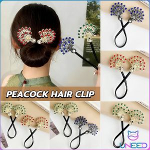 Need Retro Temperament Peacock Plate Hairpin Lazy Persons Hair Accessory Hair Styling Tool