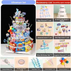 WOWEIAOKUANG | DIY Materials Birthday Party Cake Foam Model