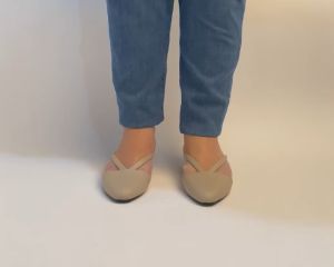 BIG SIZE 35-45 / Sepatu Bustong Kulit Wanita Pesta Wedding Hak Tinggi 3cm Kaki Gemuk Lancip