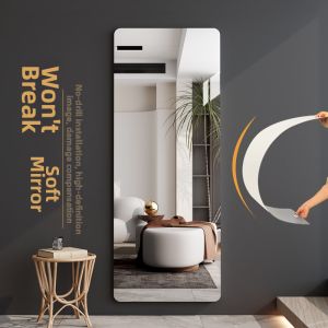 Soft Self-Adhesive Explosion-Proof Full Length Mirror
