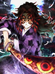 Bandai | Bộ Tranh Kim Cương 5D DIY Demon Slayer Kokushibo Dán Đầy Đủ Phong Cảnh Núi Non & Sông Nước Đồ Thủ Công Mỹ Nghệ Trang Trí Tường Nhà Quà Tặng Cho Người Yêu Nghệ Thuật