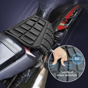 SEAMETAL Motorcycle Seat Cushion Lycra Fabric Saddle Seat Cushion Waterproof Shock Absorbing Motorcycle Seat Cushion