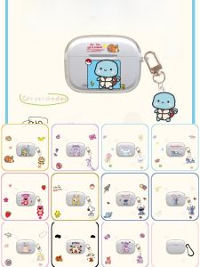 Edifier TWS1Pro Silicone Protective Case Classic Cartoon Version Wireless Bluetooth Earphone Cover Drop Resistance Cute Yellow