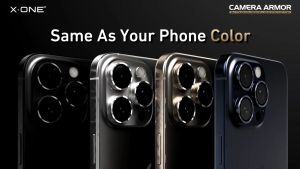 X.One Camera Armor Sapphire Coated Corning Glass Lens Protector for iPhone 18 17 16 15 Pro Max Air Plus