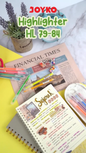 ( DAPAT 1 PCS ) Highlighter Highliter Penanda Berwarna Joyko Bentuk Bolpen Pen Pulpen Warna Bagus Cerah