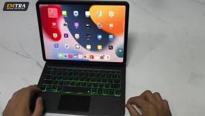 Ultra Slim Backlit Keyboard Case Trackpad Magnetic Floating For iPad 11th Gen A16 10th Air4 5 6 Pro 11 13 M4 12.9 Wireless Cover