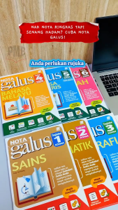 【PME Bookshop】 (2024) Sasbadi: Nota Galus KSSM 【Tahun 4-6 & Tingkatan 1-5】 Nota dan Rujukan Bergrafik Sejarah