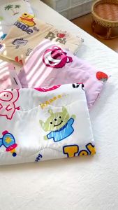 [Giao 2H]Chăn cotton đũi trẻ em VIỀN TO Chăn đũi cho bé Đi Học mùa hè thu KT 110x150cm chăn trẻ em mỏng mát