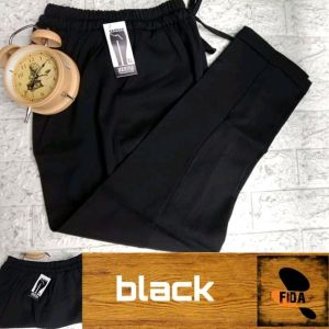 CELANA KERJA WANITA BAGGY PANTS BAHAN LINEN TEBAL