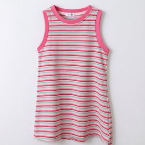 Striped Summer Casual Dress for Girls