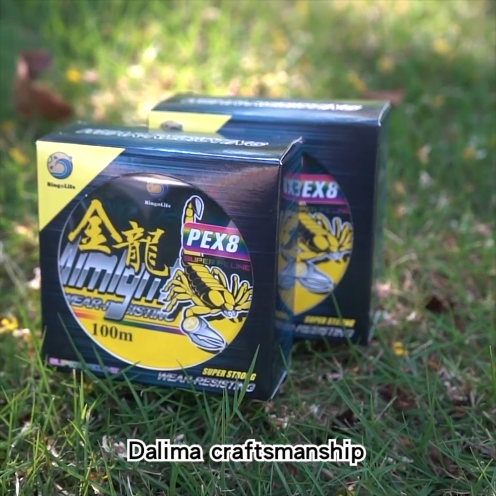 Bingolife PE X4 X8 100m Senar Utama Warna Tahan Aus Senar Pancing Utama PE Tarikan Kuat