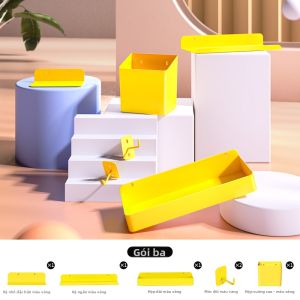WEINIMEI | Gắn Tường Trang Trí Hình Tròn Không Cần Khoan Giá Đựng Bàn Gắn Từ