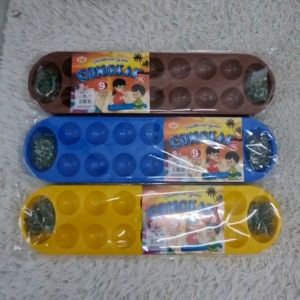 Plastic Congkak 16 Holes With Marbles/Congkak Plastik 16 Lubang Dengan Guli