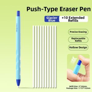 MPRINCE | Retractable Non-Crumbing Dustproof Loss-Proof Eraser Pen