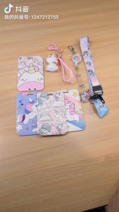 【𝗥𝗲𝗮𝗱𝘆 𝗦𝘁𝗼𝗰𝗸】Card Holder Identity Badge With Lanyard Neck Strap Card Bus ID Holder With Key Chain Touch n Go Marvel