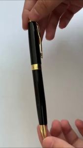 STONEGO Metal Ballpoint Pen Black Ink Medium Point 1.0mm Smooth Writing Retractable Ball Point Pen Business Signature Pen