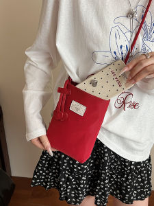 Túi Đeo Chéo Bằng Da Mềm Đính Ngọc Trai Cho Nữ Túi Đeo Vai Nhỏ Nhẹ Đi Bộ Mini Mùa Hè Túi Đựng Điện Thoại Di Động Thời Trang Phong Cách Hàn Quốc