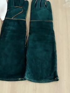 Panjang Sarung Tangan Anti Cakar Gigit Reptil Ular Kura Kadal Burung Kucing Anjing Anti Bite Pet Gloves 62CM